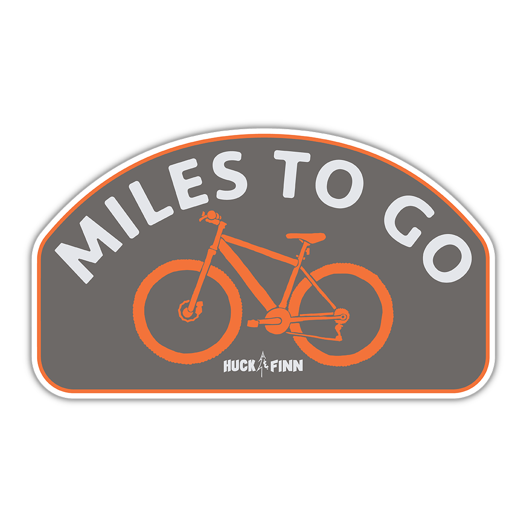 Sticker-Miles to Go-Bike